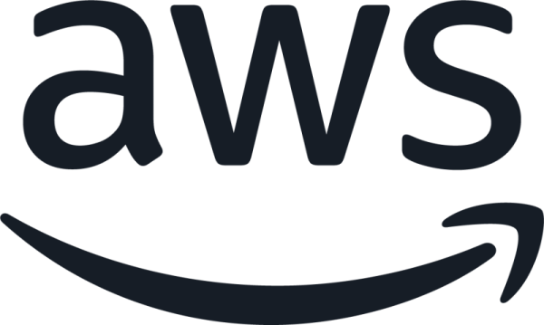 AWS Logo in black on white background